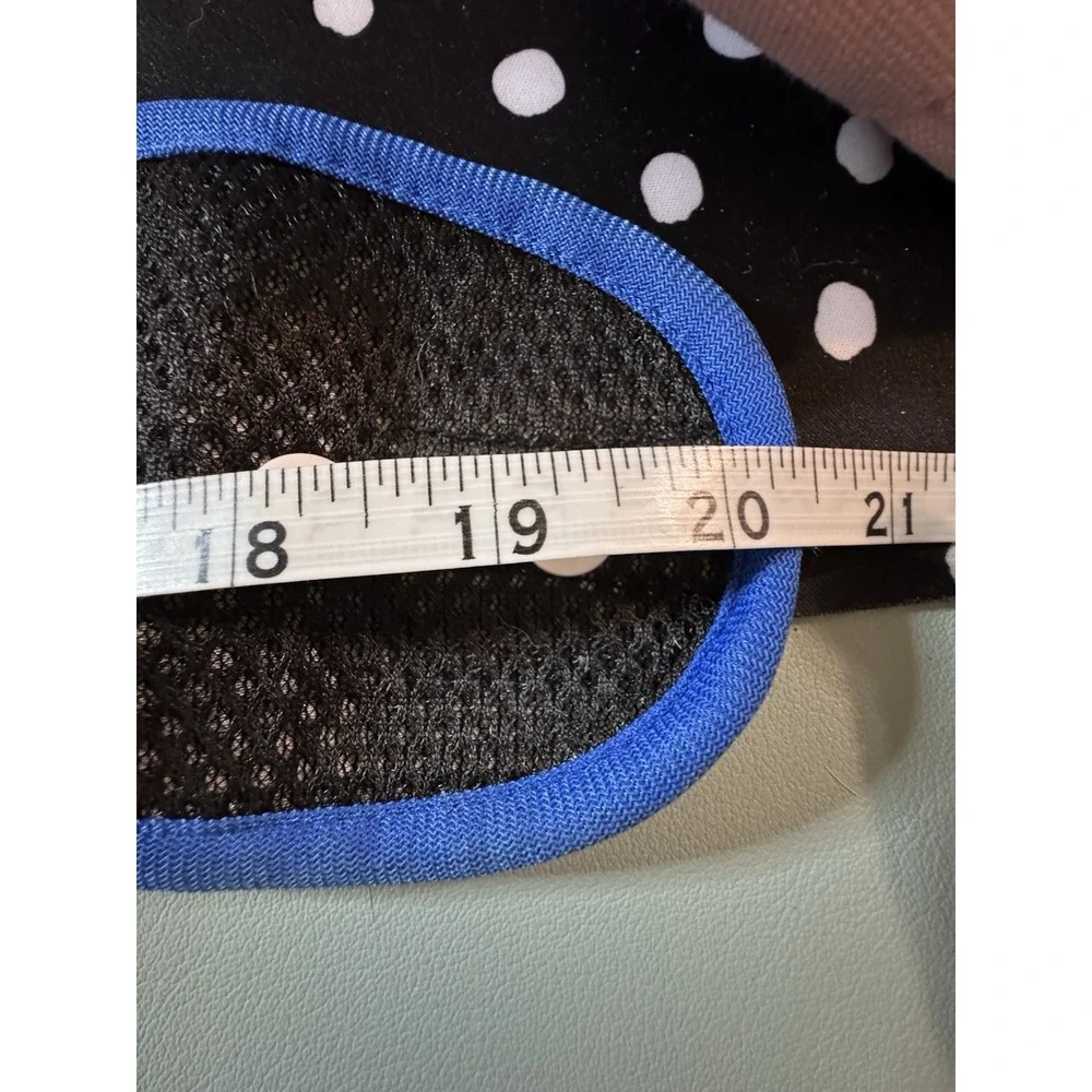 Navy Blue and White Striped Nautical SMALL Dog Outfit Leash Reflective Snaps XL